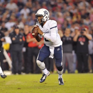 Utah State Aggies quarterback Kent Myers