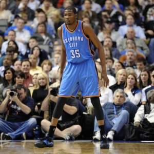 Oklahoma City Thunder small forward Kevin Durant