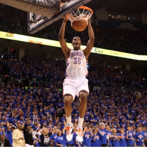 Thunder forward Kevin Durant