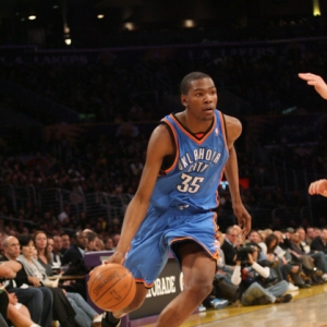 Kevin Durant of the Oklahoma City Thunder.