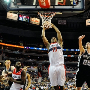 Washington Wizards power forward Kevin Seraphin