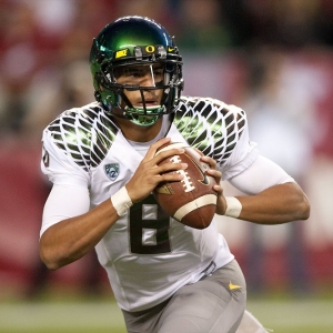 Oregon quarterback Marcus Mariota