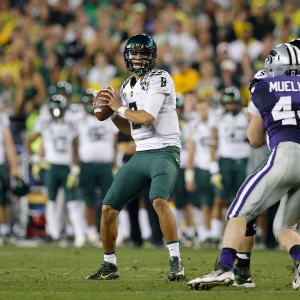 Oregon Ducks quarterback Marcus Mariota