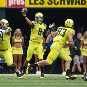 Oregon Ducks quarterback Marcus Mariota