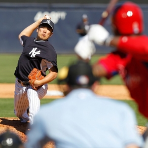 New York Yankees starting pitcher Masahiro Tanaka
