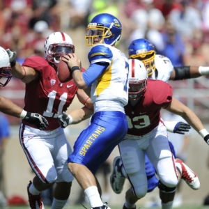 San Jose quarterback Matt Faulkner