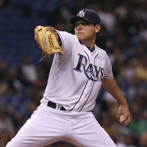 Rays starting pitcher Matt Moore