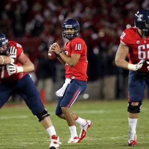 Arizona quarterback Matt Scott