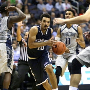 Monmouth Hawks guard Micah Seaborn