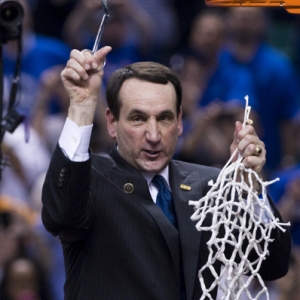 Duke head coach Mike Krzyzewski