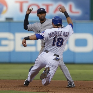 Texas Rangers first baseman Mitch Moreland