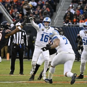NFL confidence pool picks Week 1 Jared Goff Detroit Lions