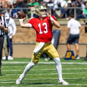 Notre Dame Fighting Irish football predictions CJ Carr