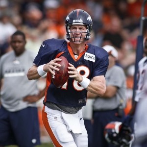 Denver Broncos quarterback Peyton Manning