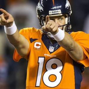 Denver Broncos quarterback Peyton Manning