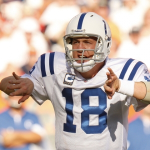 Indianapolis Colts quarterback Peyton Manning