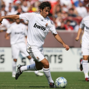 Real Madrid's Raul Gonzalez.