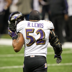 Ray Lewis of the Baltimore Ravens