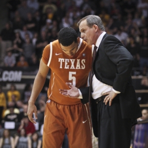 Texas head basketball coach Rick Barnes