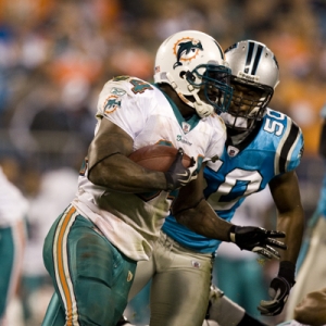 Miami Dolphins running back Ricky Williams