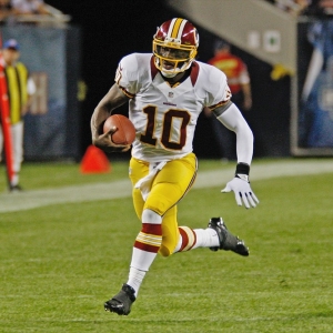 Washington Redskins quarterback Robert Griffin III