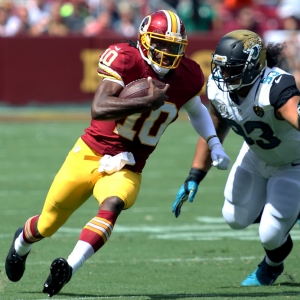 Washington Redskins quarterback Robert Griffin III
