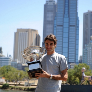 Tennis player Roger Federer