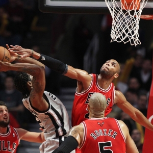 Chicago Bulls power forward Taj Gibson