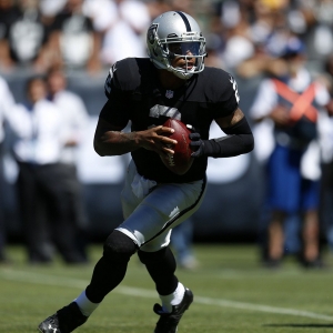 Oakland Raiders' starting quarterback Terrelle Pryor