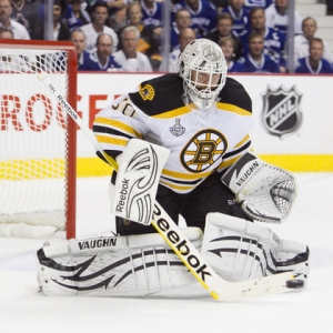 Boston Bruins goalie goalie Tim Thomas