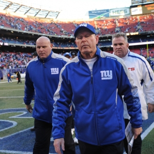 New York Giants head coach Tom Coughlin