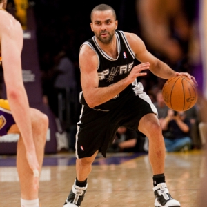 Guard Tony Parker of the San Antonio Spurs