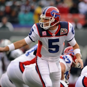 Buffalo Bills quarterback Trent Edwards.
