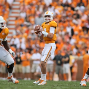 Tennessee Volunteer quarterback Tyler Bray