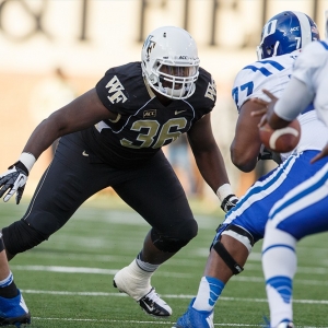 Wake Forest Demon Deacons defensive end Tylor Harris