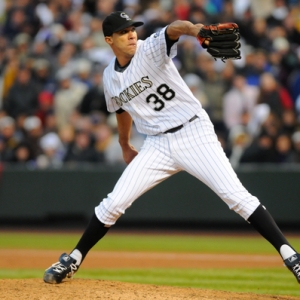 Rockies starting pitcher Ubaldo Jimenez