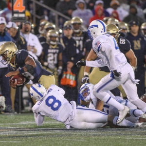 Air Force Falcons defensive back Weston Steelhammer