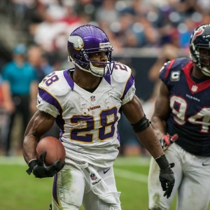 Minnesota Vikings running back Adrian Peterson