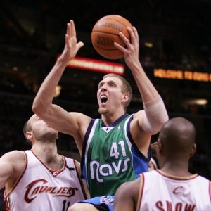 Dirk Nowitski of the Dallas Mavericks.