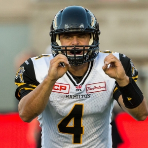 Hamilton Tiger-Cats quarterback Zach Collaros