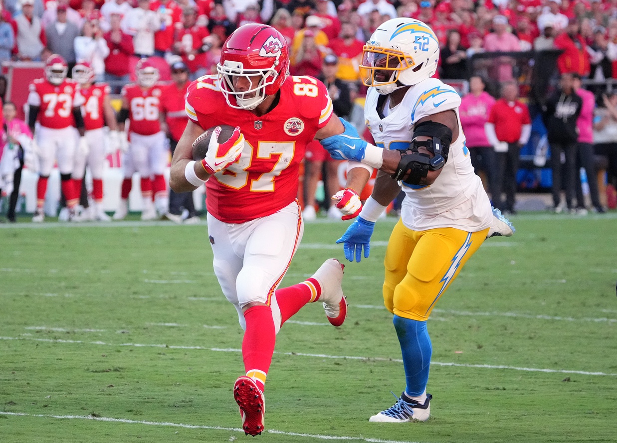 Best NFL teaser bets Week 7 Travis Kelce Kansas City Chiefs