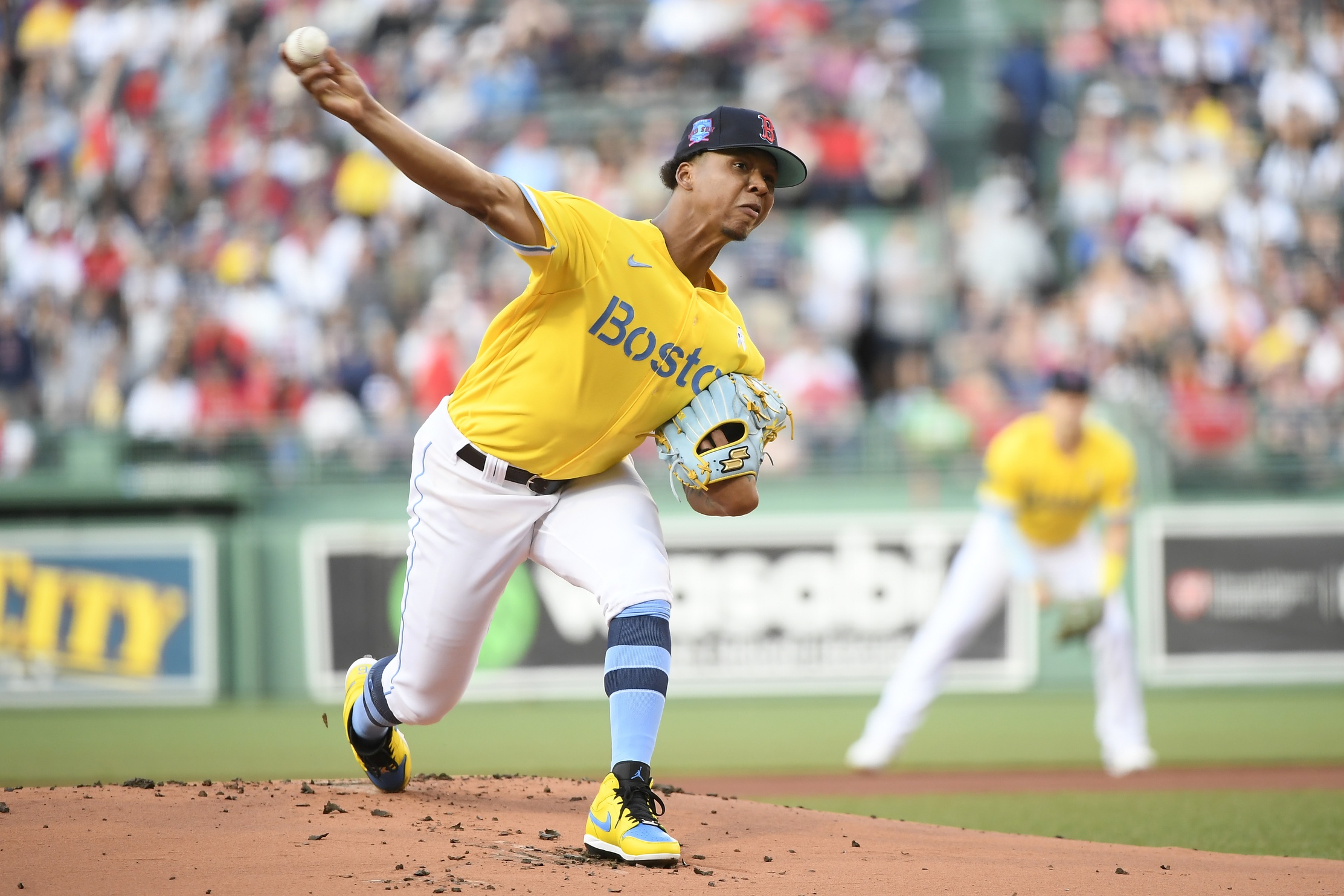 Boston Red Sox starting pitcher Brayan Bello