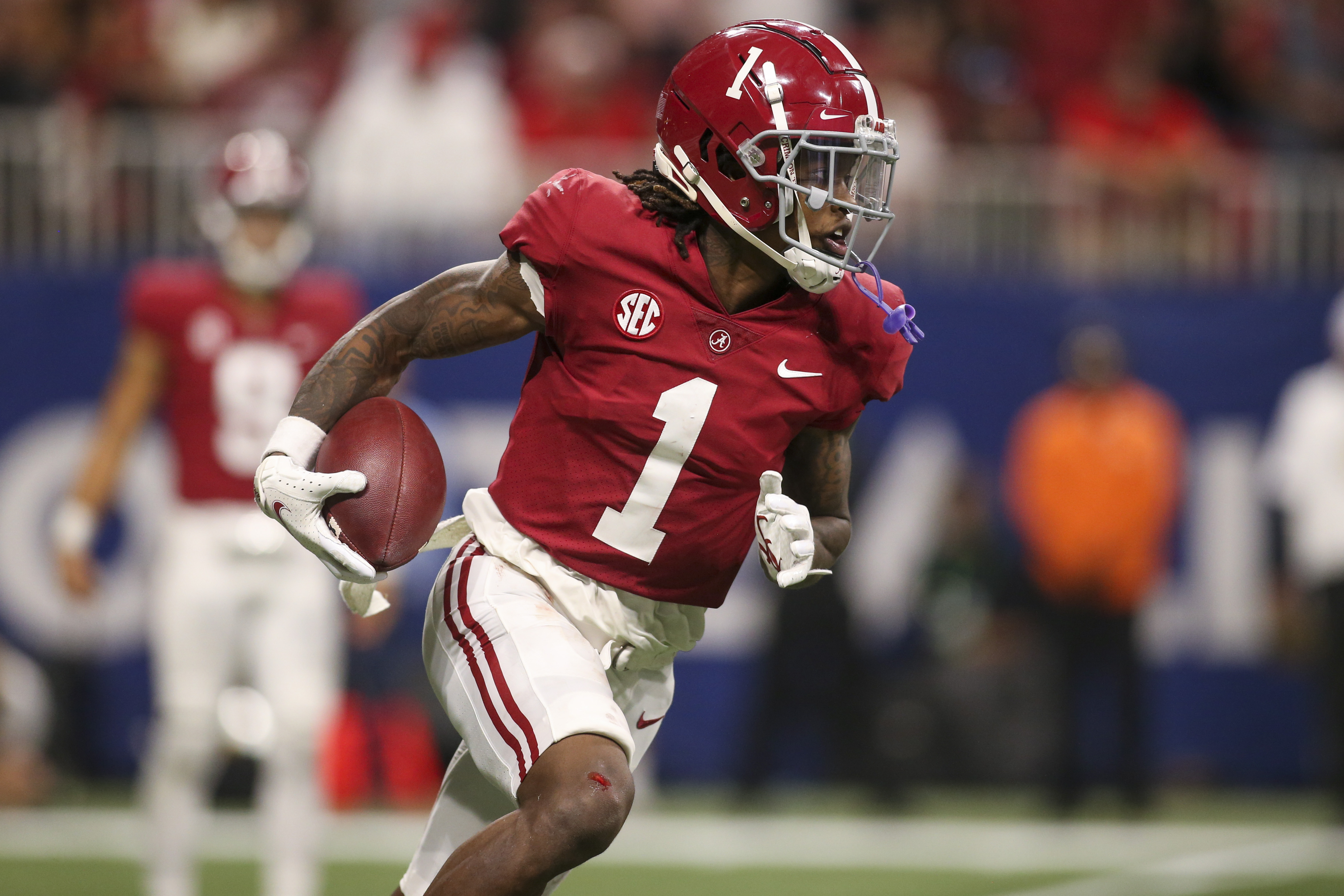 Bowl season winning betting strategies Jameson Williams Alabama Crimson Tide