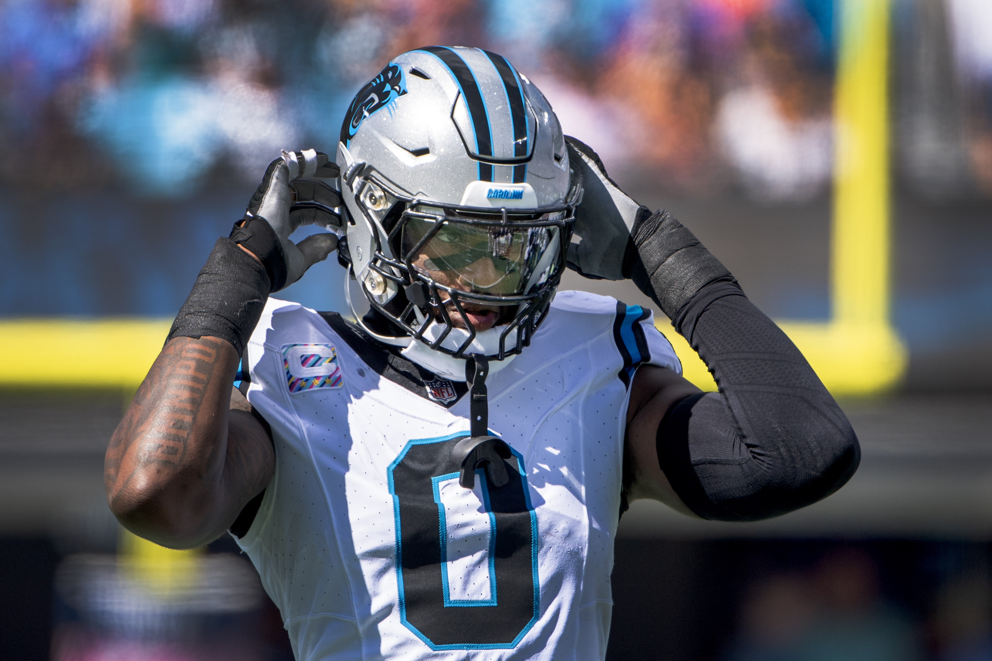 Carolina Panthers linebacker Brian Burns