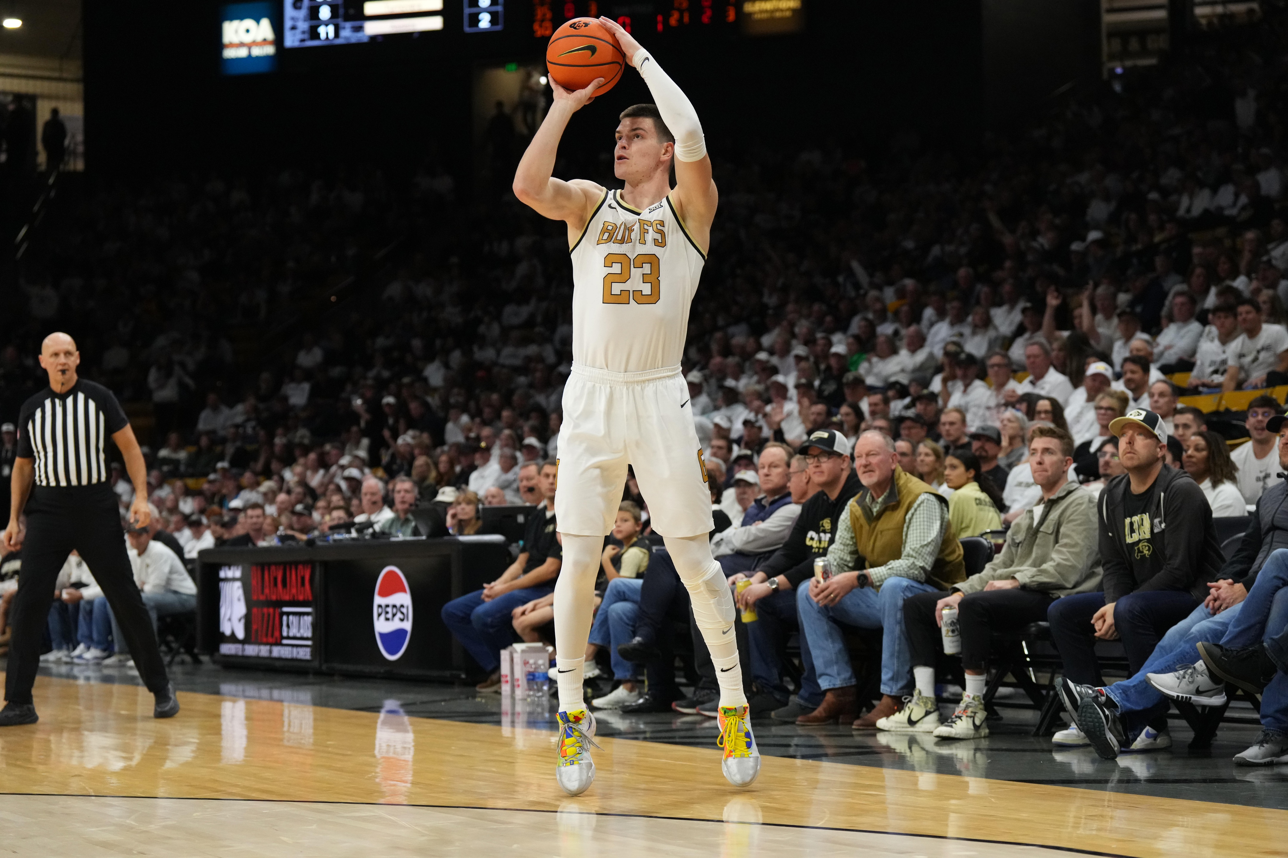 college basketball picks Andrej Jakimovski Colorado Buffaloes predictions best bet odds