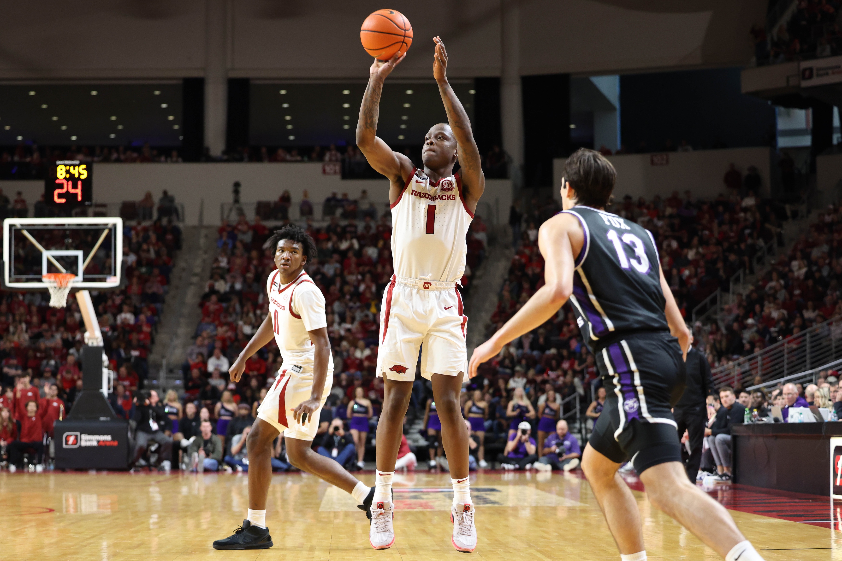 college basketball picks Johnell Davis Arkansas Razorbacks predictions best bet odds