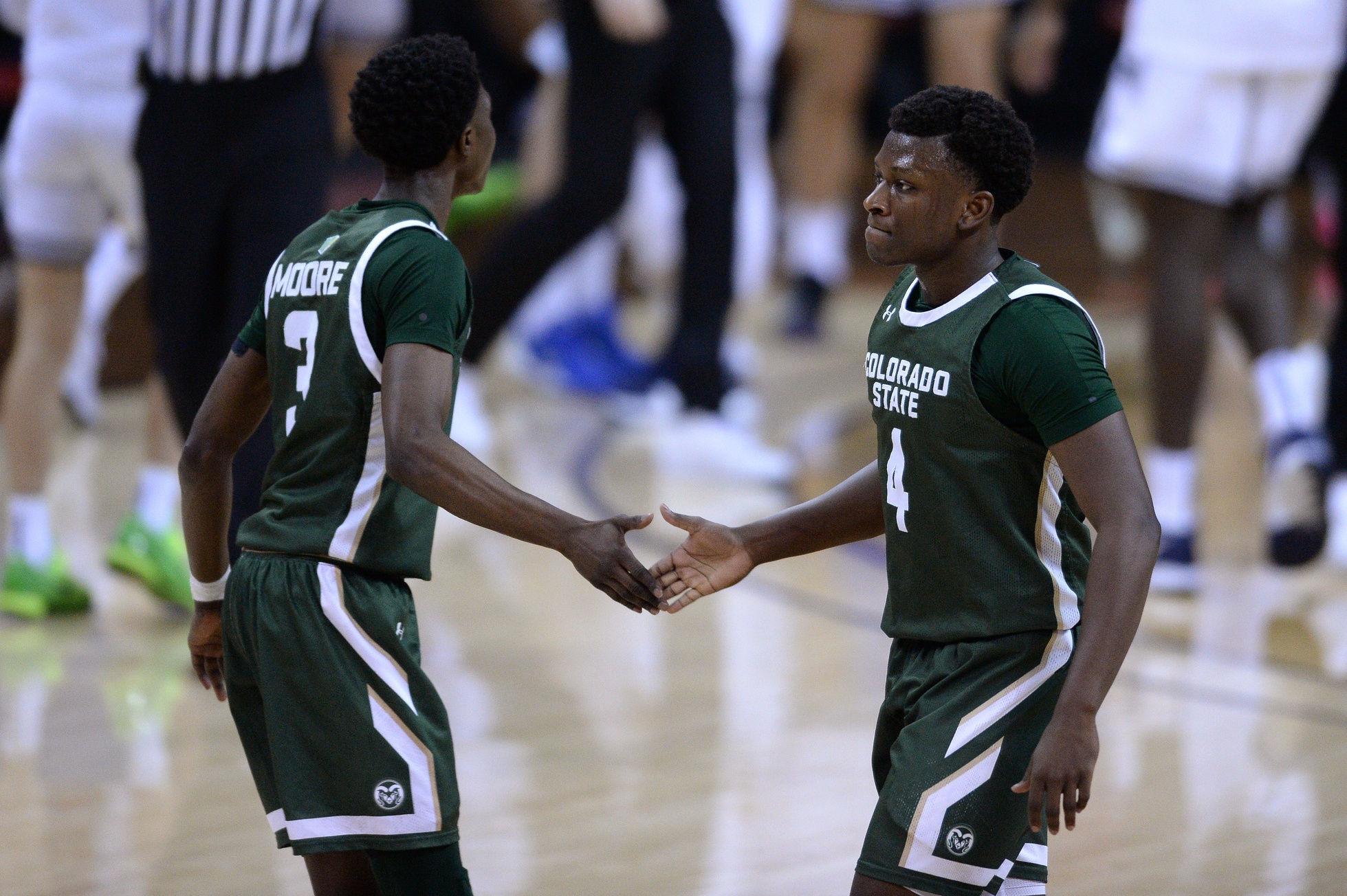 college basketball picks Kendle Moore Colorado State Rams predictions best bet odds