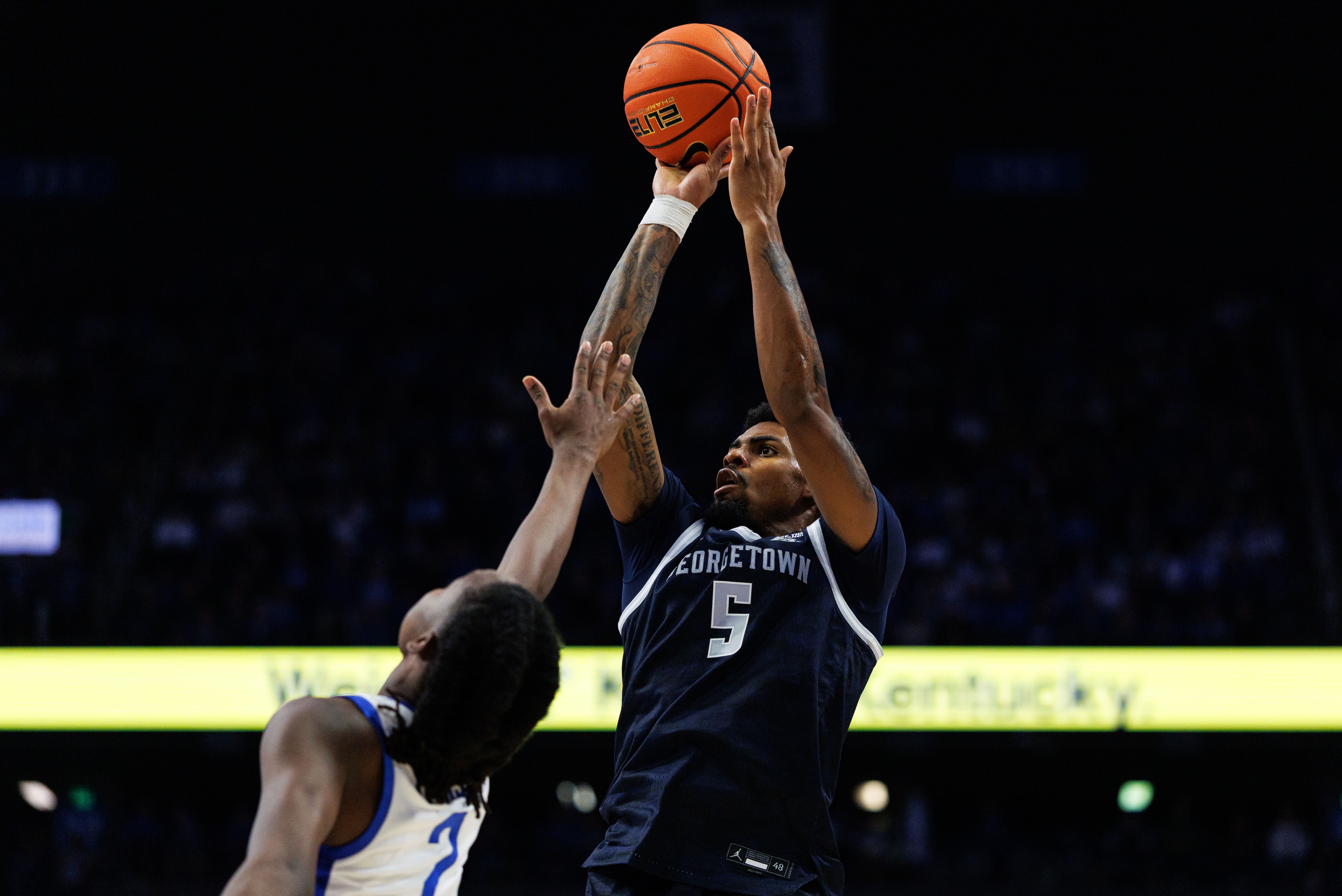 college basketball picks KJ Lewis Georgetown Hoyas predictions best bet odds