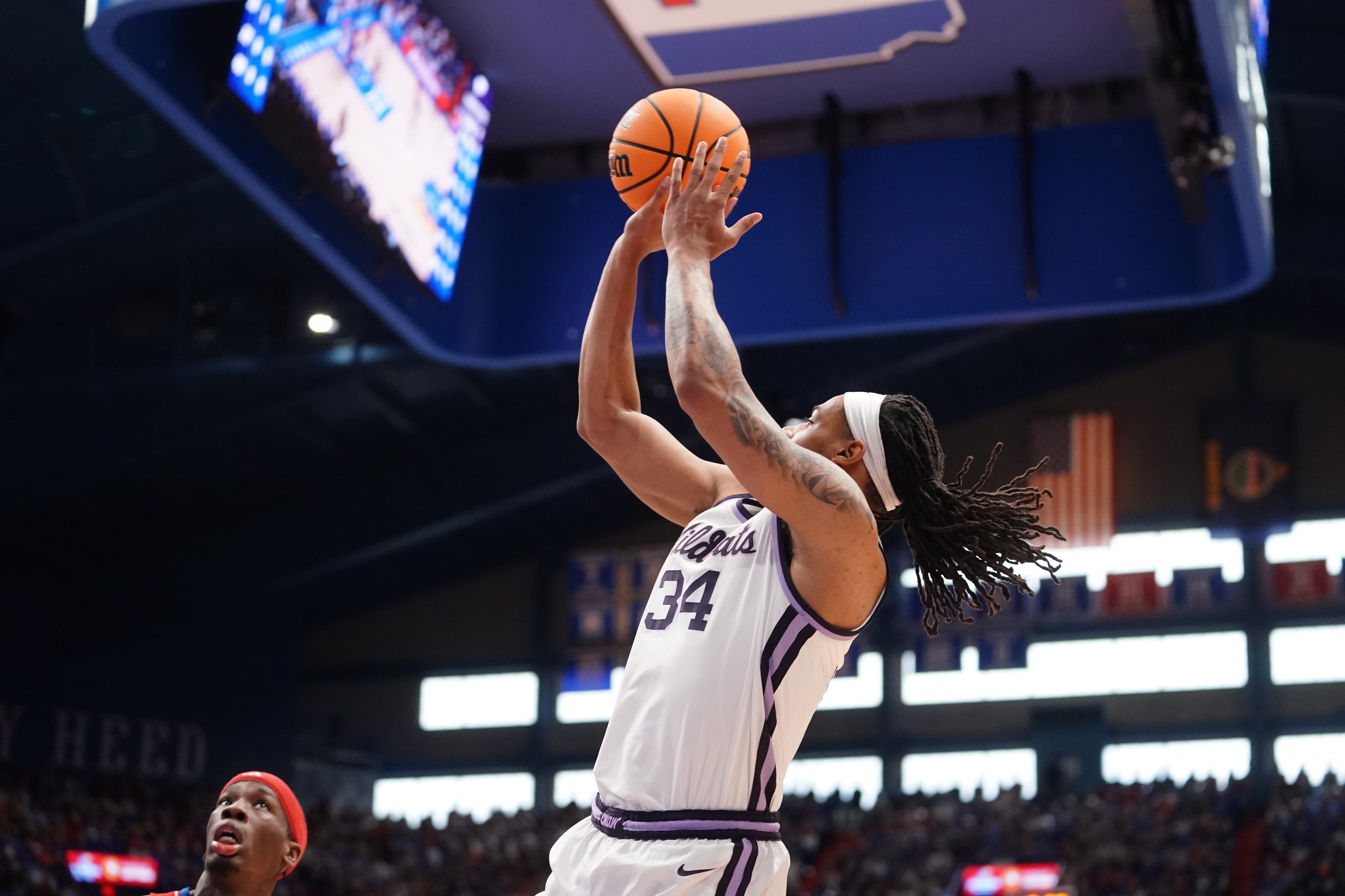 college basketball picks Nate Johnson Kansas State Wildcats predictions best bet odds