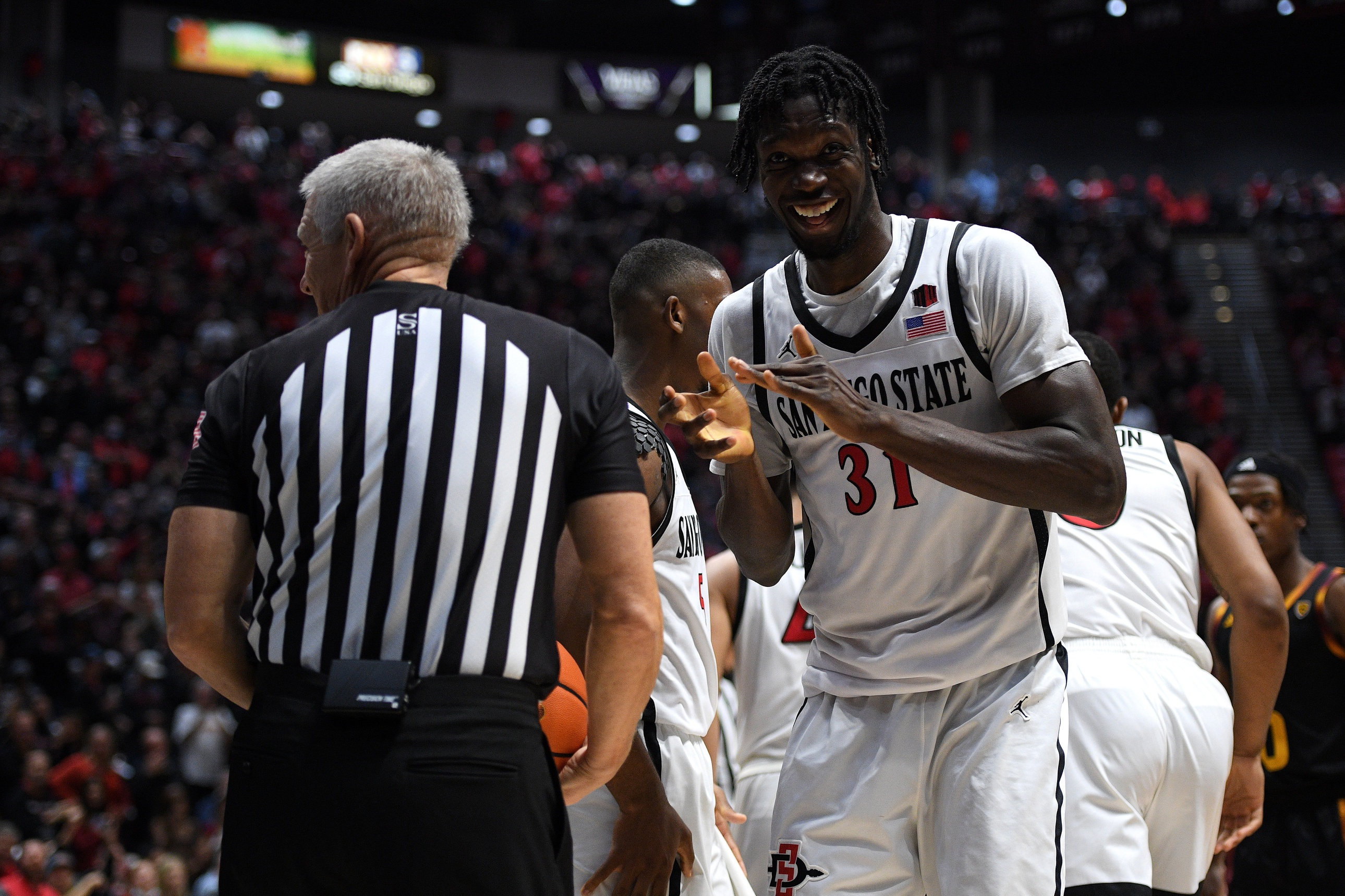 college basketball picks Nathan Mensah San Diego State Aztecs predictions best bet odds